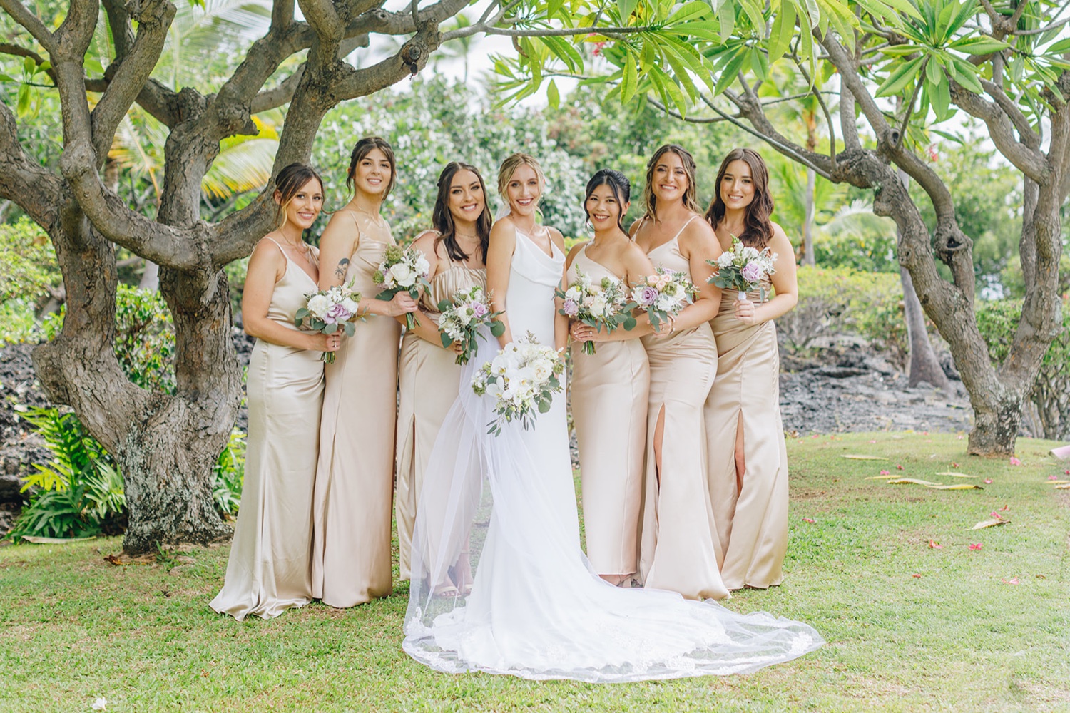 Jessica and Ryan's Romantic Outrigger Kona Wedding | Sunshower Weddings ...