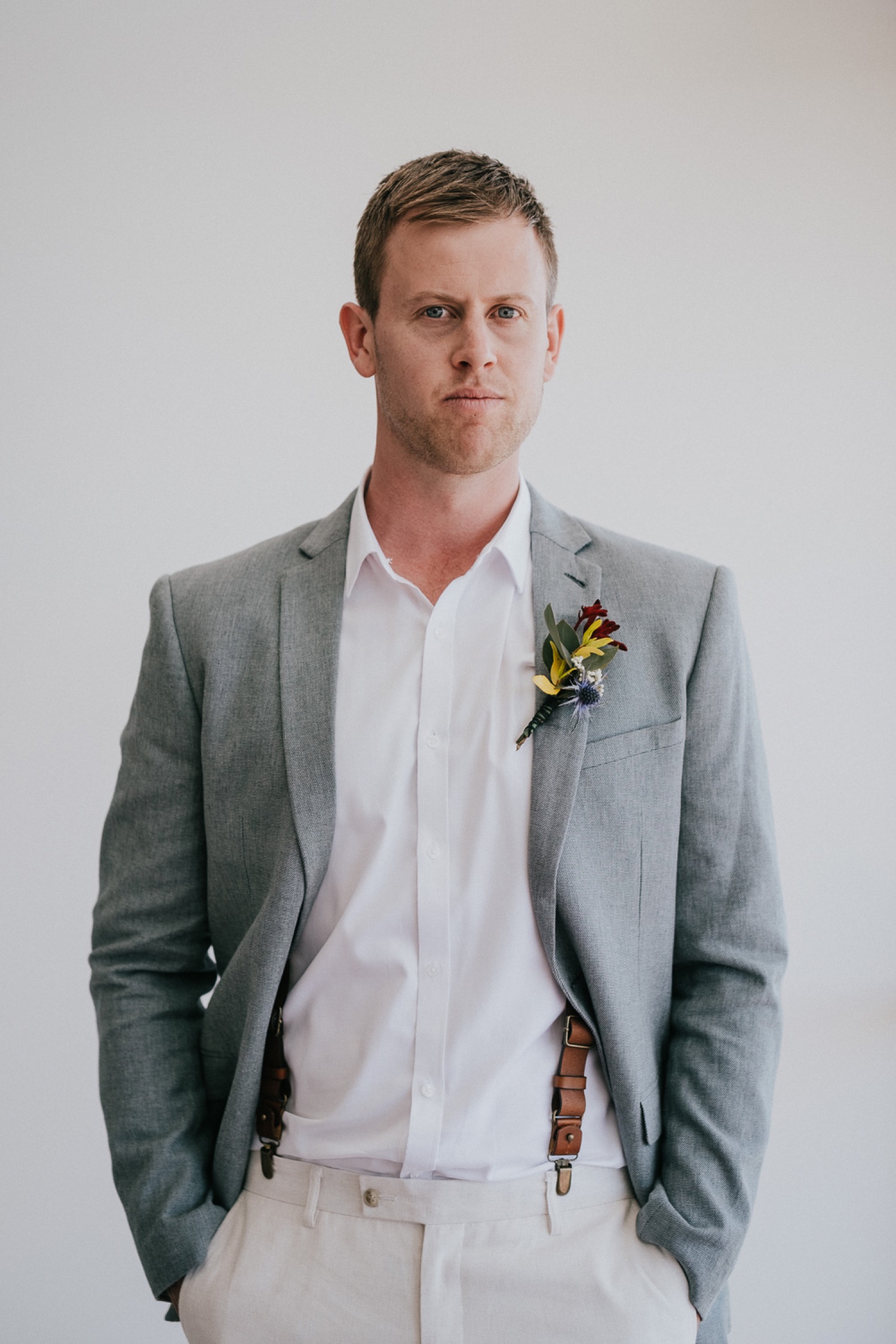 Peggy and Finn - CONGRATS CONNOR + KIM 🙌🏼Married at the stunning  @longfordestatenz Groom Connor is wearing the Classic Black and white  'Kangaroo Paw' Tie #peggyandfinnweddings 📷@tiffanycurtisphotography