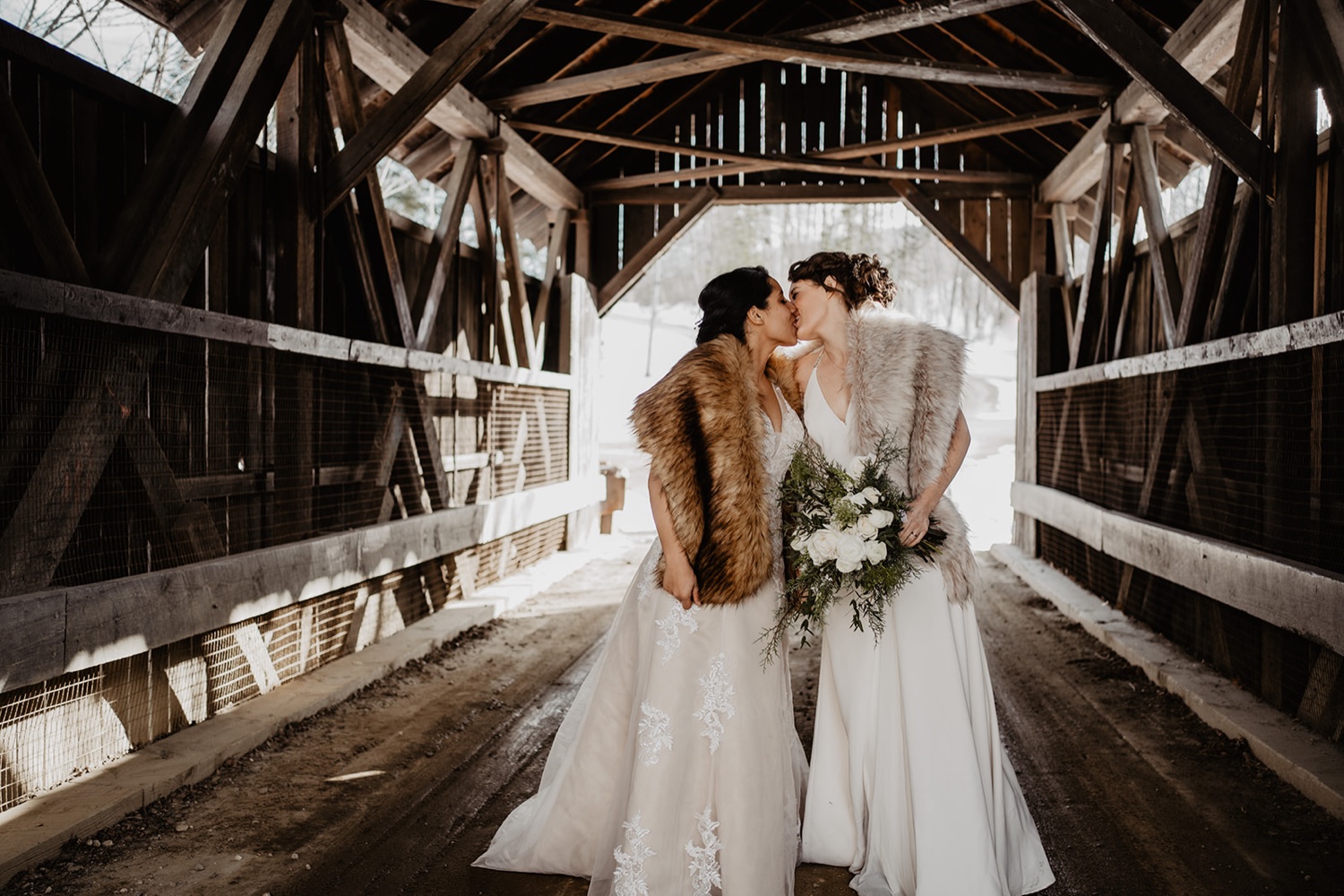 sachin and babi light blue dress 12 Winter Wedding Venues in Vermont for a Magical Event