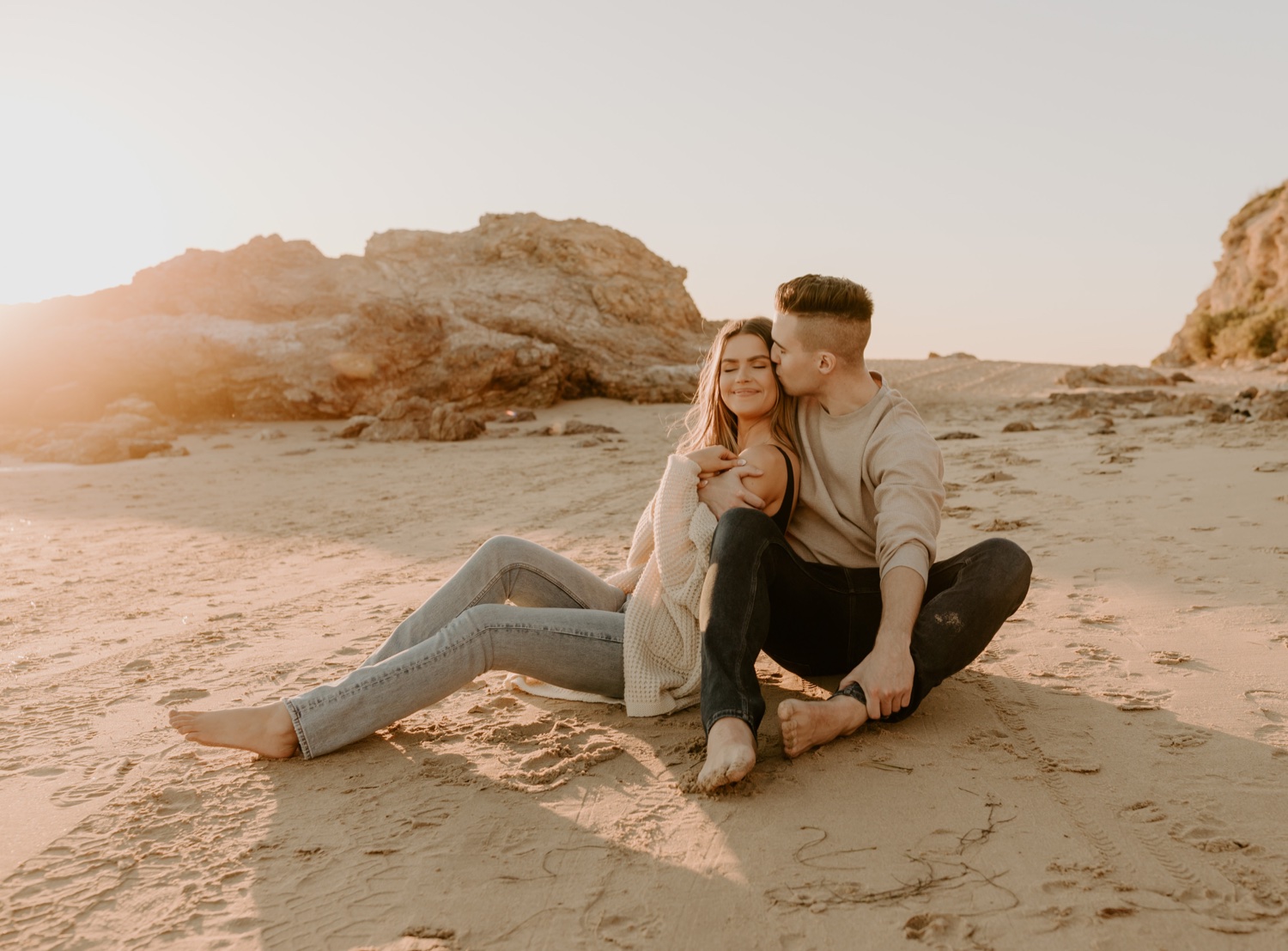 Crystal cove , Newport beach engagement session 
