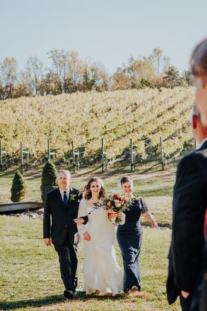 Beautiful, Fun Autumn Wedding at Potomac Point Winery (Stafford, VA)/  Ainsley & Andrew