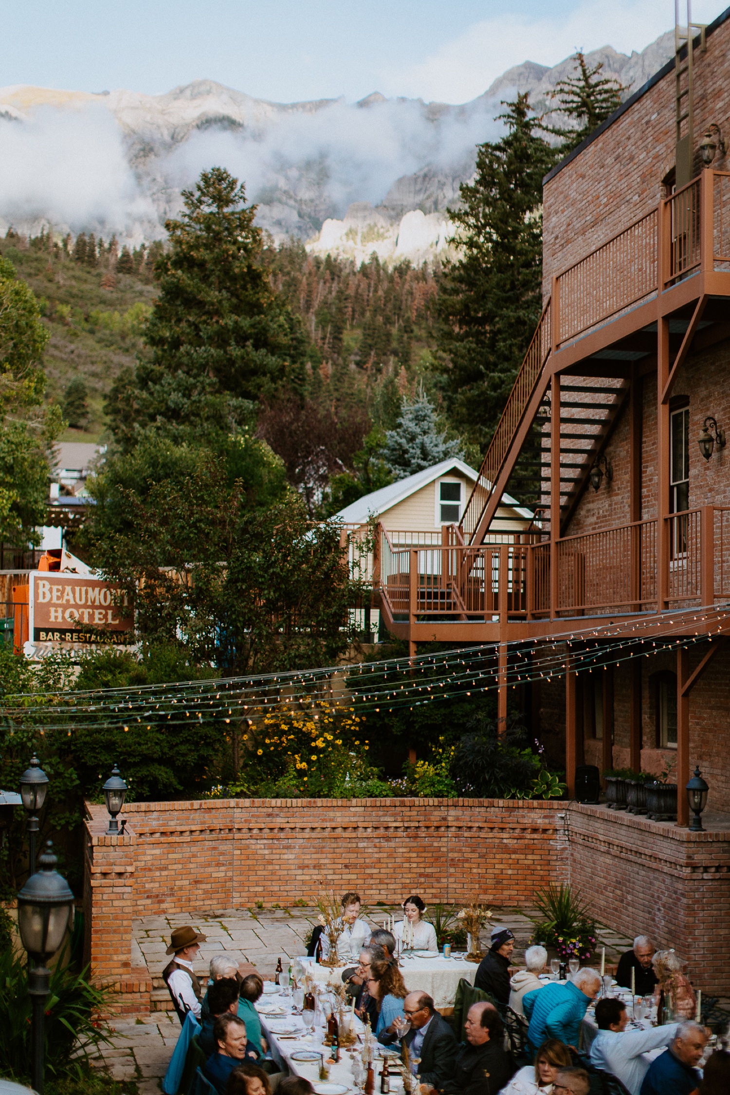 Beaumont Hotel in Ouray Colorado Wedding Kimberly Crist Photography