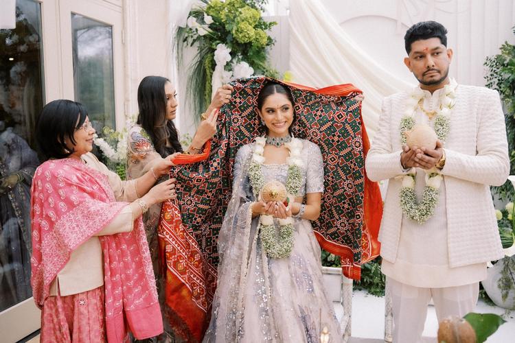 sachin and babi light blue dress Classy Dress Simple Engagement Dresses For Indian Bride Wedding Outfit  Ideas For Plus Size Brides: From main image 1