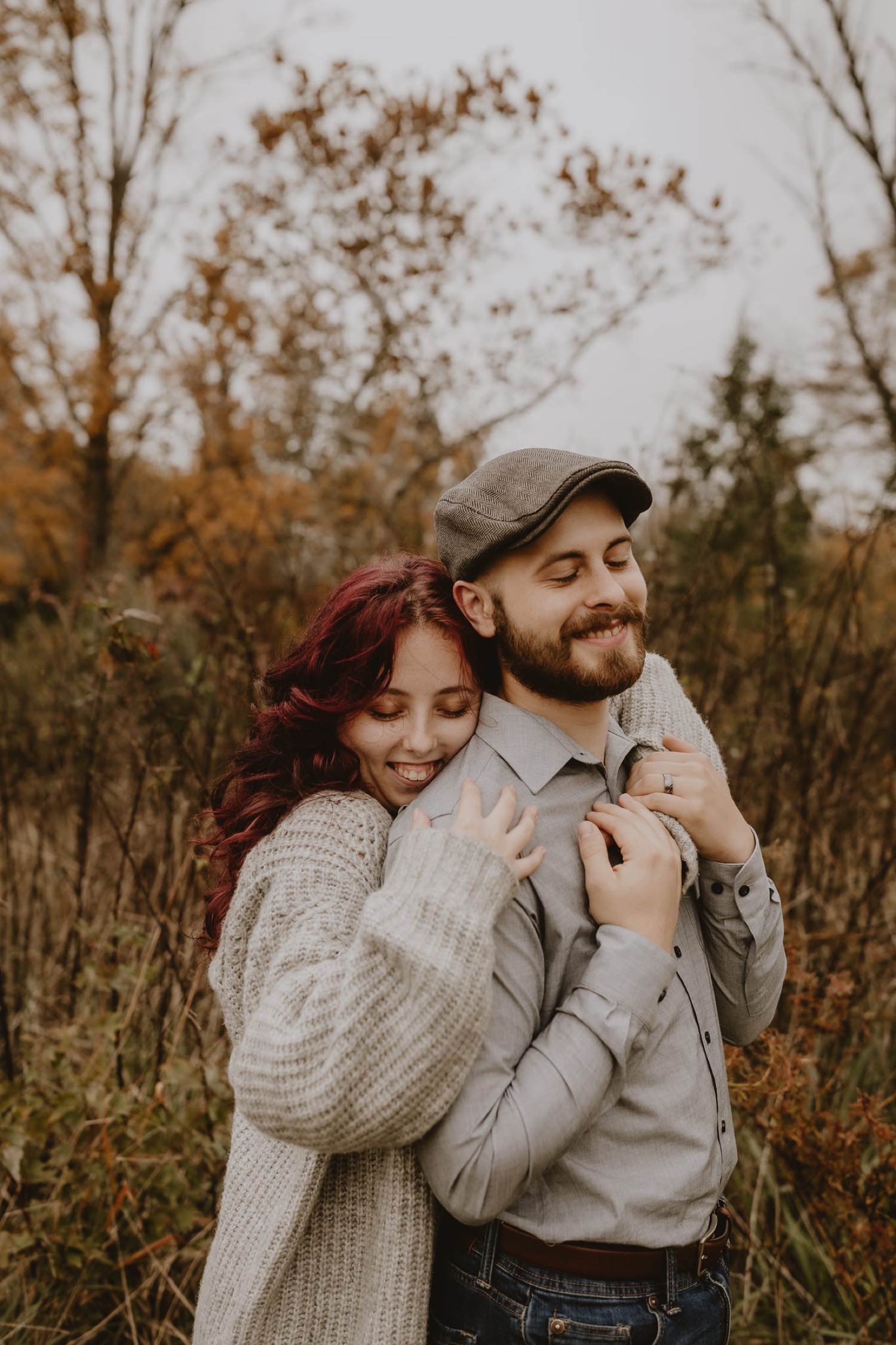 Chic Fall Engagement Portraits in Richfield NC