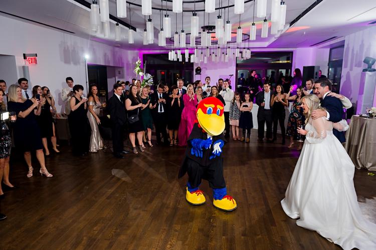 louie mascot at wedding – Kansas City Photography