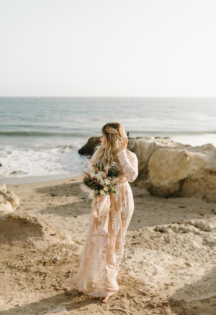 wedding dress for beach elopement Shop Simple Wedding Dress With Corset, Minimalist White Bridal Gown, Elopement Dress With High Slit, Maxi Beach Wedding Dress, Jacquard A Line -