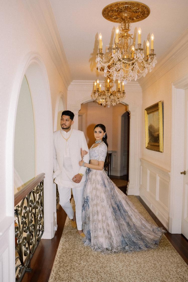 A Luxurious Indian Engagement Ceremony  Elle Studios