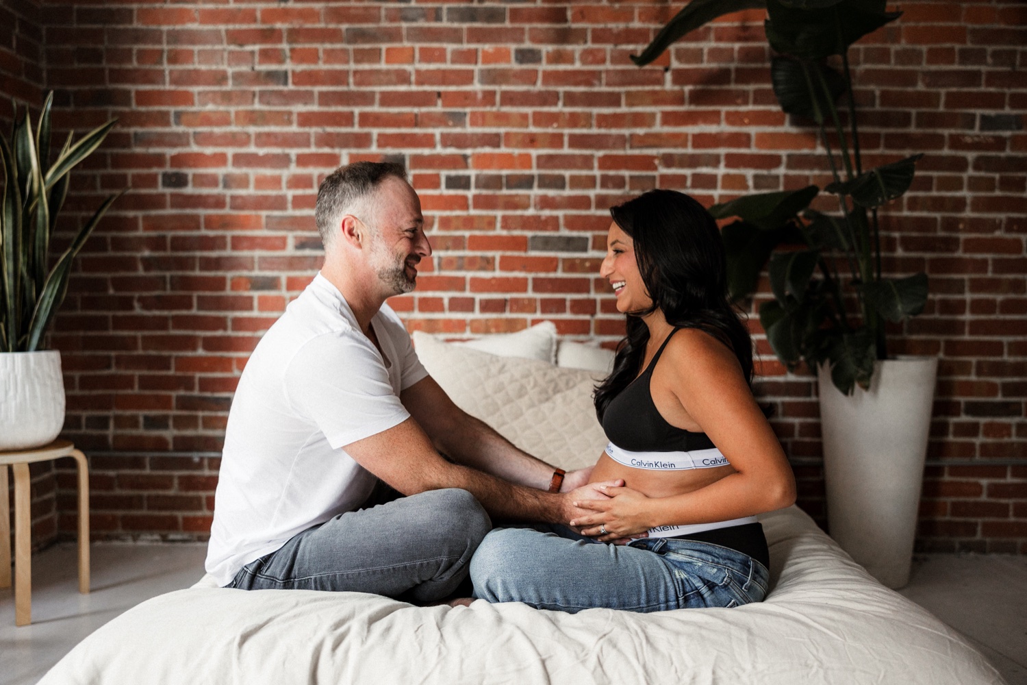 Seattle Studio Maternity Session, Brenda + Bryce