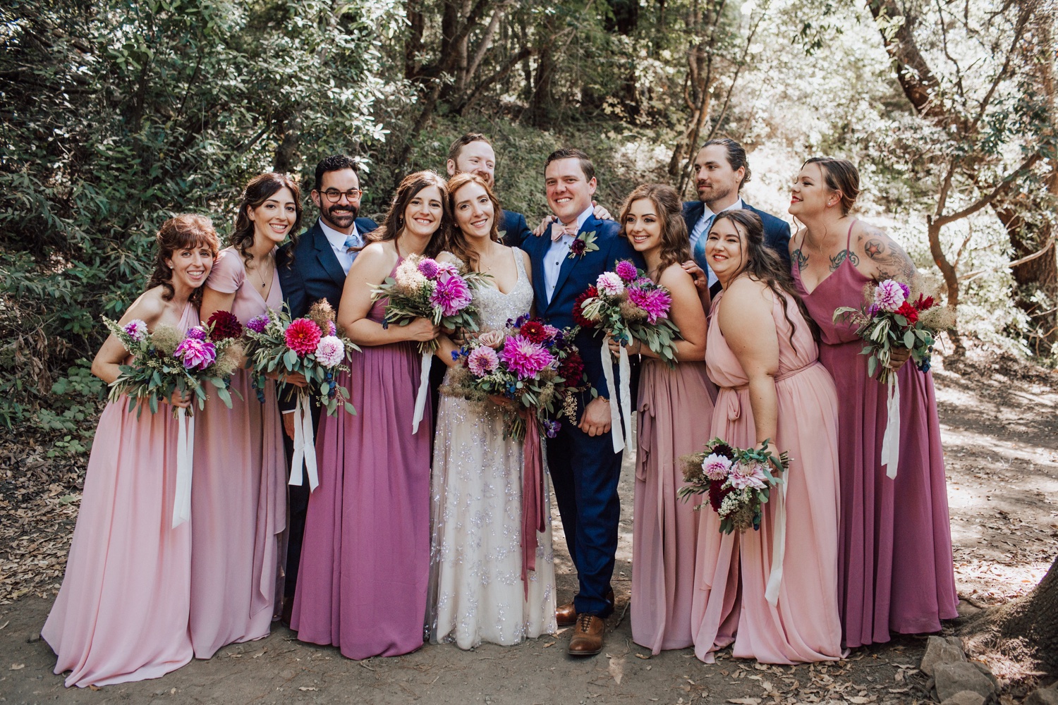 pink palette bridesmaid dresses 40 Pretty Blush Bridesmaid Dresses to Inspire