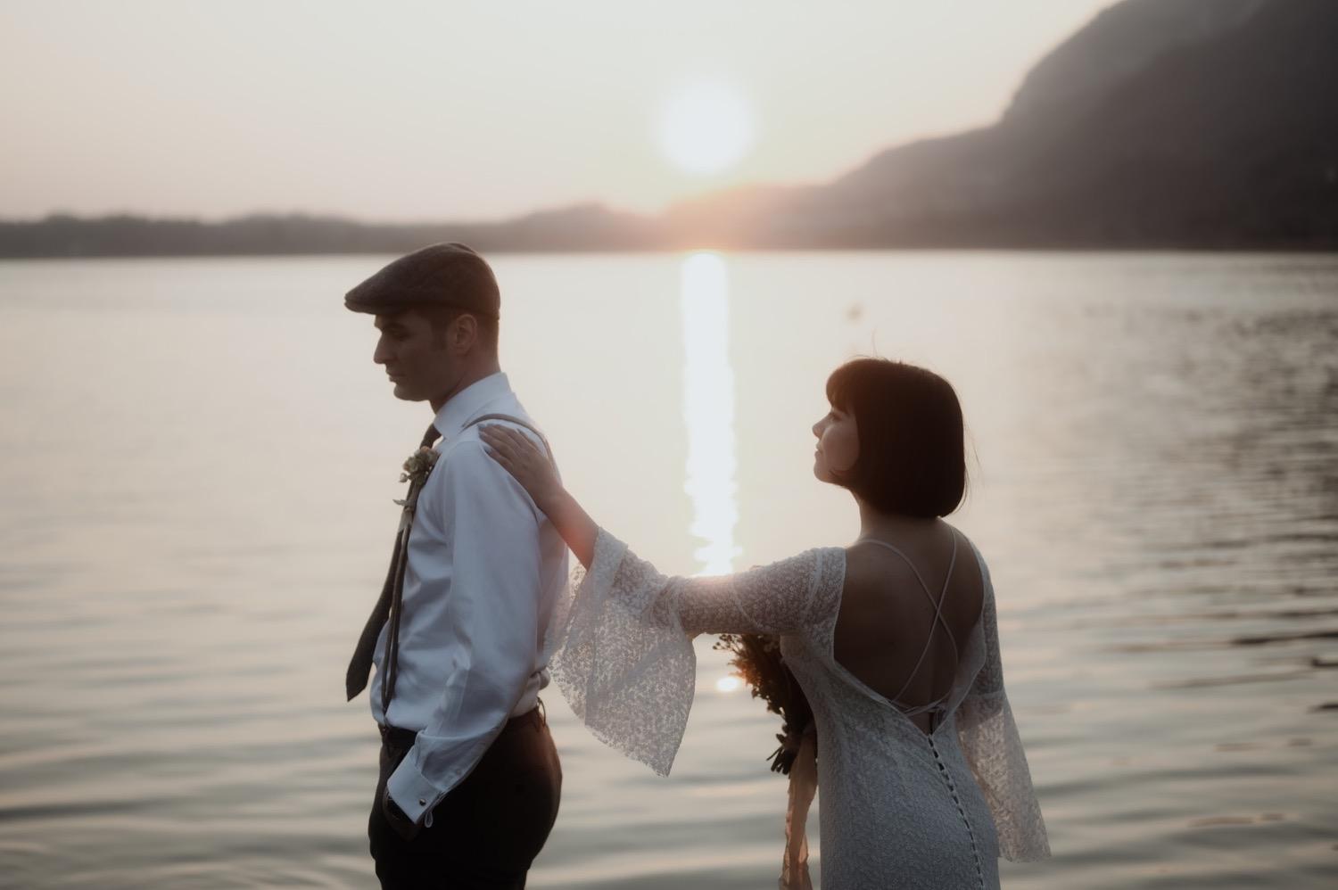 featured Sunset Lake Elopement in Italy