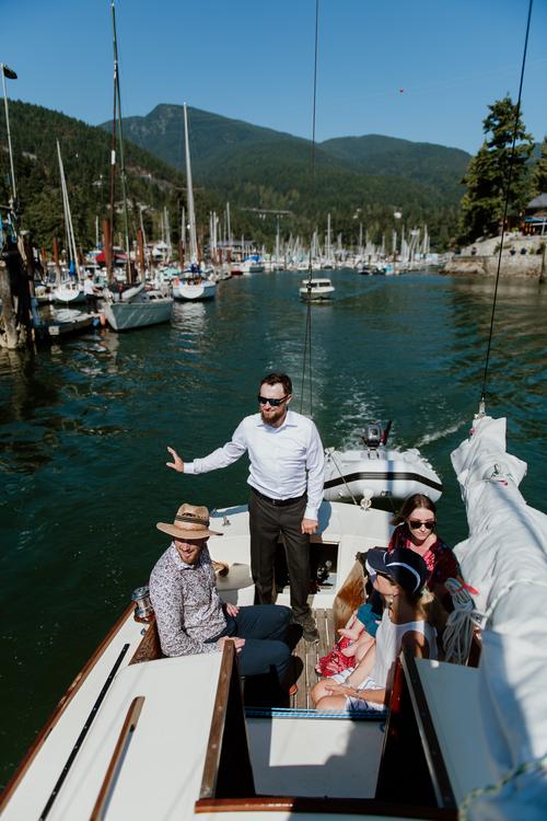 Esther + Colin, Intimate Sailboat Elopement