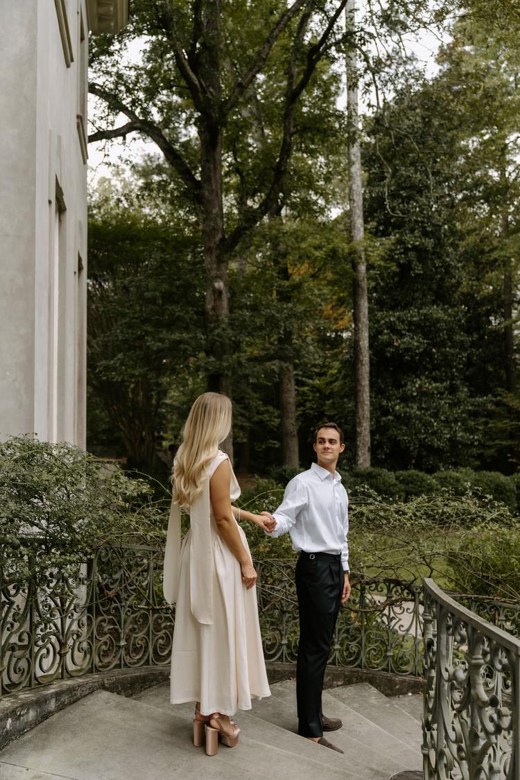 sachin and babi light blue dress 5 Must-Have Engagement Photo Dresses for Brides-to-Be – Confête